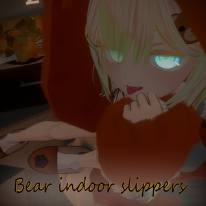 Bear Indoor slippers/곰돌이 실내 슬리퍼/クマちゃん インドアスリッパ