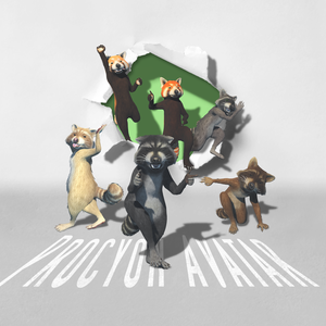 Procyon Avatar for VRChat - raccoon, red panda
