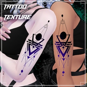 【#LENLEN_VRC】LL.015【VRC想定タトゥーテクスチャ】