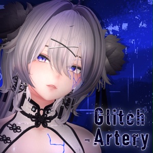 LL.Glitch Artery Shinra【VRC想定ボディ亀裂テクスチャ】