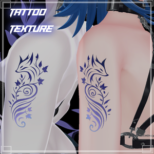 【#LENLEN_VRC】LL.018【VRC想定タトゥーテクスチャ】