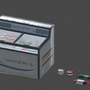【FBX】レトロなアイスショーケース