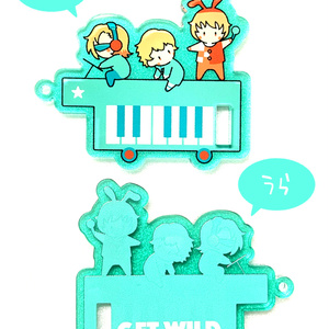 pop'n music 「うた」アクリルキーホルダー - ishinokage - BOOTH
