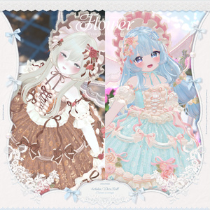 【販売記念セール🌷】FlowerCakePrincess & FlowerPrincessLong ‐お花とケーキのお姫様ドレス＆ヘア【単品あり】 缩略图 41