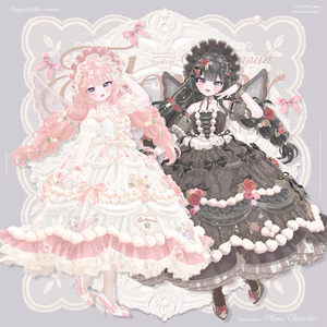 【販売記念セール🌷】FlowerCakePrincess & FlowerPrincessLong ‐お花とケーキのお姫様ドレス＆ヘア【単品あり】 缩略图 29