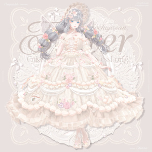 【販売記念セール🌷】FlowerCakePrincess & FlowerPrincessLong ‐お花とケーキのお姫様ドレス＆ヘア【単品あり】 缩略图 33