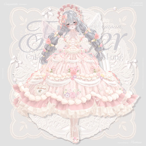 【販売記念セール🌷】FlowerCakePrincess & FlowerPrincessLong ‐お花とケーキのお姫様ドレス＆ヘア【単品あり】 缩略图 28