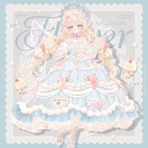 FlowerCakePrincess & FlowerPrincessLong ‐お花とケーキのお姫様ドレス＆ヘア【単品あり】
