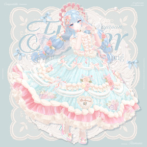 【販売記念セール🌷】FlowerCakePrincess & FlowerPrincessLong ‐お花とケーキのお姫様ドレス＆ヘア【単品あり】 缩略图 30