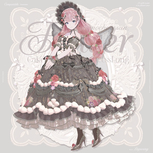 【販売記念セール🌷】FlowerCakePrincess & FlowerPrincessLong ‐お花とケーキのお姫様ドレス＆ヘア【単品あり】 缩略图 20