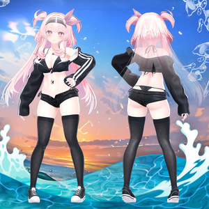 『6アバター対応』【3D衣装モデル】Casual_Beach_Rebel 缩略图 14