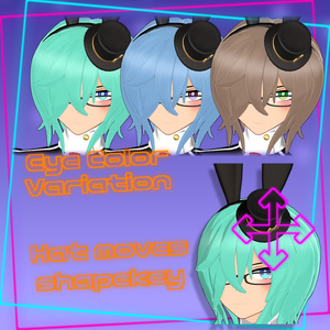 【VRC/Quest/VRM】『バニモモ』 缩略图 8
