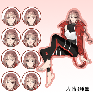 女性01（赤い女の子)