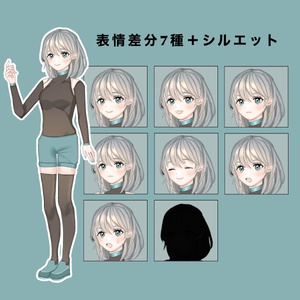 女性11(シンプルな女の子)