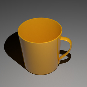 Yellow Mug Cup　黄色のマグカップ
