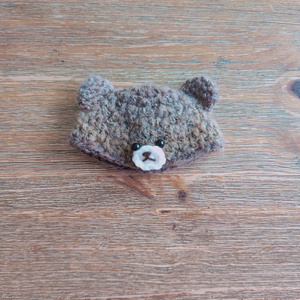 ぬい服 帽子 くまさん お花 ポシェット 13 ぬい服 帽子 くまさん