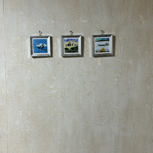 Framed Illustration Trilogy: Sky, City, Sea