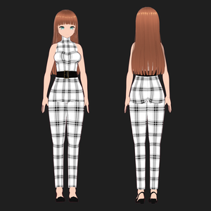 Jumpsuit with collar for women