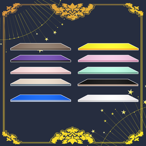 【無料版有】机【背景透過PNG】