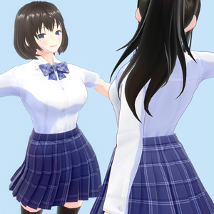 [VRoid] エレガントブラウススタイル