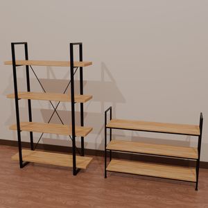 【3Dモデル】家具/アイアンウッドラック（バリエーション有り）