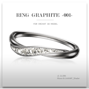 Ring 『graphite -001-』