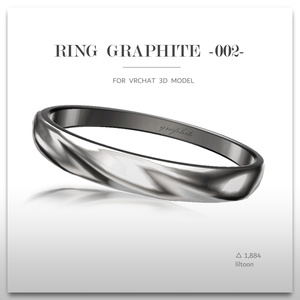 Ring 『graphite -002-』