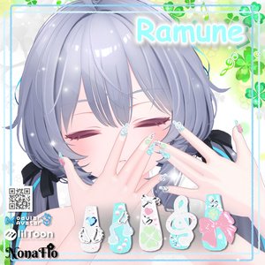 無料 FREE【13アバター対応】Clover Music Nail ♪ 缩略图 11