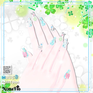 無料 FREE【13アバター対応】Clover Music Nail ♪ 缩略图 2