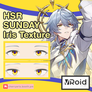 HONKAI STAR RAIL SUNDAY IRIS TEXTURE VROID! 崩壊：スターレイル | サンデー
