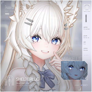 【19アバター対応】【Eye & Makeup Texture】 Noise 00 - Ver.2.0 UPDATE!!