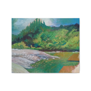 油絵 絵画 【森の湖】【Ａ3】 油絵 絵画 【森の湖】【A3】 【公式通販】