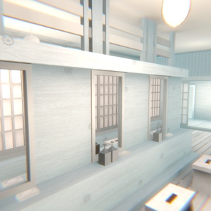 【VRChat】まっ白温泉ワールド『純白温泉』【Unity／blender／FBX】 缩略图 5