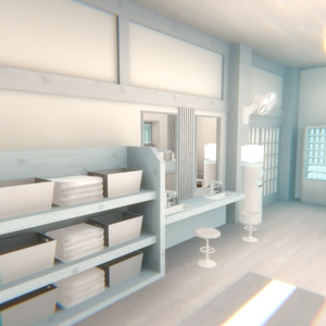 【VRChat】まっ白温泉ワールド『純白温泉』【Unity／blender／FBX】 缩略图 3
