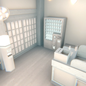 【VRChat】まっ白温泉ワールド『純白温泉』【Unity／blender／FBX】 缩略图 18