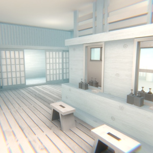 【VRChat】まっ白温泉ワールド『純白温泉』【Unity／blender／FBX】 缩略图 16