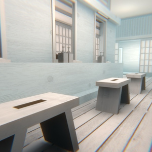 【VRChat】まっ白温泉ワールド『純白温泉』【Unity／blender／FBX】 缩略图 6