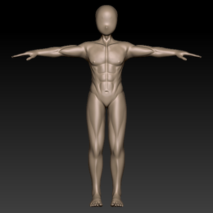 ZBrush 男性素体