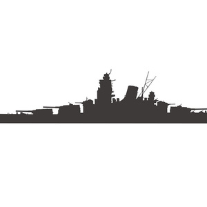 戦艦大和・武蔵シルエット素材