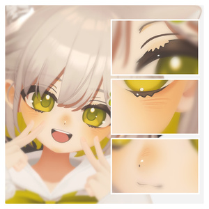 〖しらつめ・フィユエ対応〗🍀おえかきめいく ୨୧ make up texture🌷 缩略图 5