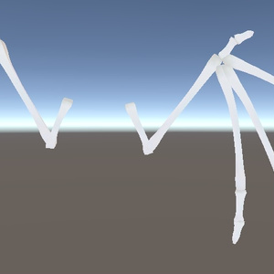 【VRChat想定】骨の翼 缩略图 3
