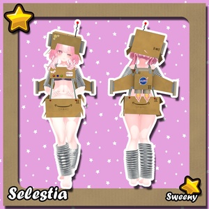 Cardboard Cosmonaut | カードボード・コスモノート『8バター対応』[VRC] 缩略图 8