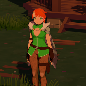 フォレスト・スカウト・ガール | VRM VTuberモデル | Forest Scout Girl | VRM VTuber Model