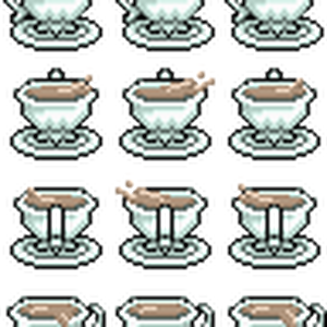 オベロンお手製の麦茶（ティーカップ）