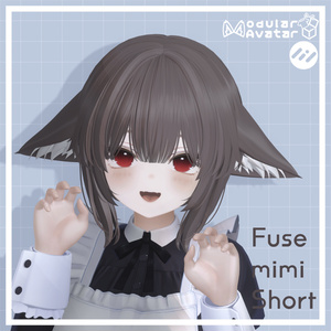 【SALE】FusemimiShort / ふせみみショート【12 avatars】