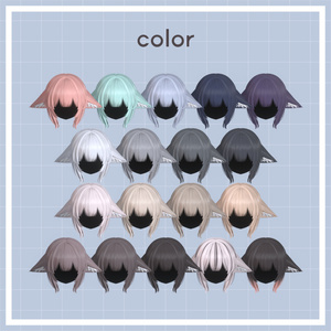【SALE】FusemimiShort / ふせみみショート【12 avatars】 缩略图 5