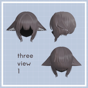 【SALE】FusemimiShort / ふせみみショート【12 avatars】 缩略图 3