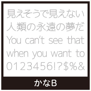 TK-ステルスゴシックかなB