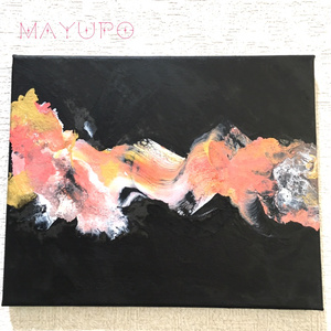 アクリル原画】波 7.5×10cm （018） - mf-artworks - BOOTH