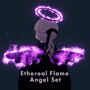 【炎をまとうパーティクル】Ethereal Flame Angel Set